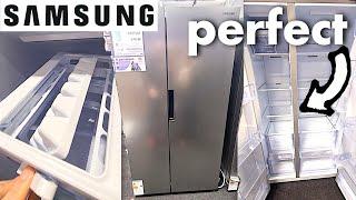 Gorgeous SAMSUNG American Fridge Freezer RS66A8101S9 review tour