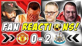 MAN UTD FANS DEVASTATED  REACTION TO MAN UTD 0-2 NEWCASTLE | PREMIER LEAGUE FAN REACTIONS