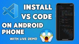 How To Install VS Code On Your Android Phone In Hindi || Install  Vs code On Android
