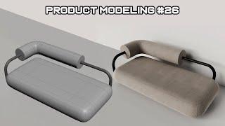 Improve Your 3D Modeling Skills in 3ds Max: Sofa Modeling #3dsmax2024 #boolean #hardsurface