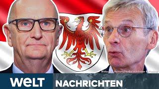 LANDTAGSWAHL IN BRANDENBURG: SPD nur knapp vor der AfD! Dietmar Woidke bleibt im Amt! | WELT STREAM