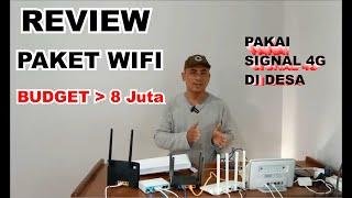 Review of 4G Source Wifi Packages with a budget of more than IDR 8 million #MUNIRTV