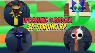 All Officially Upcoming 4 Badges Leaks In 3D Sprunki RP - Durple Phase 5 Simon Phase 5 Sulfur