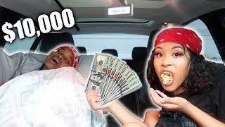 LAST To Leave Car WINS $10,000 Challenge! (SUPER HARD)