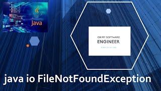 Java Tutorial on java io FileNotFoundException || java.io.FileNotFoundException
