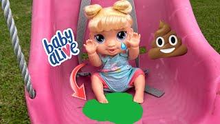 BABY ALIVE Doll has a BIG Accident Compilation videos 1 hour