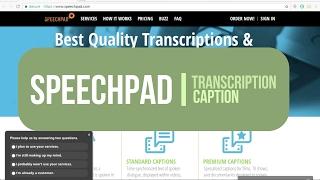 SpeechPad - Transcribing & Captioning + speechpad.com VS rev.com