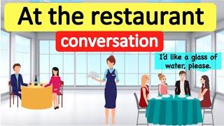 At the Restaurant English Conversation   | English Speaking Practice