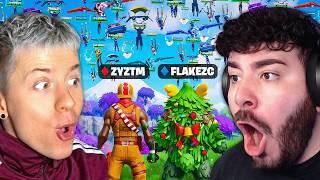 ZYZTM und FLAKEZC GEGEN 100 ZUSCHAUER, doch dann ... Fortnite