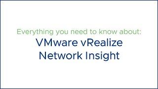 Webinar: VMware vRealize Network Insight