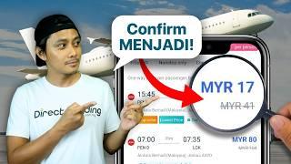 5 Cara Beli Tiket Flight Murah, Confirm Menjadi Tips Ni!