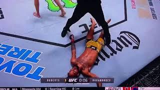 Ignacio Bahamondes Spinning Kick KO Roosevelt Roberts Full HD