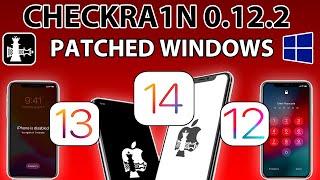 Checkra1n 0.12.2 Patched Windows Jailbreak Disabled/Passcode iPhone/iPad iOS 14.4.2/13.7/12.5.4