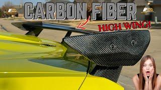 Why I Replaced The High Wing On My C8 Corvette!