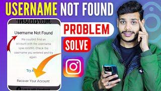 How To Recover Instagram Account User Not Found | Instagram Account Recover Kaise Kare