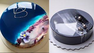 Yummy Chocolate Mirror Glaze Cake Recipe | Satisfying Cake Videos