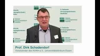 Grußwort auf der 9. Jahrestagung des NVKH e.V. durch Prof. Dirk Schadendorf und Markus Wartenberg