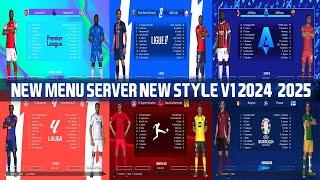 PES 2017 NEW MENU SERVER STYLE 2024-2025