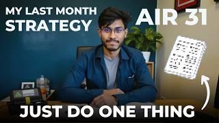 WHAT I DID IN LAST MONTHS OF GATE || proven tip by AIR 31 || GATE 2025