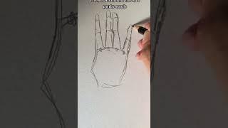 hand tutorial #drawing #sketch