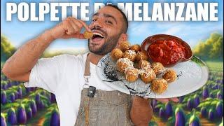 POLPETTINE DI MELANZANE FRITTE