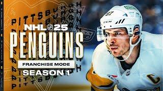 NHL 25: PITTSBURGH PENGUINS FRANCHISE MODE - SEASON 1