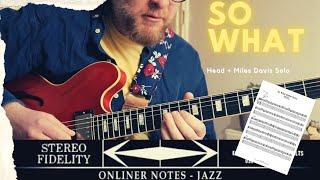 AWESOME Modal Jazz SOLO // Miles Davis - SO WHAT // With TAB