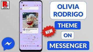 How to Activate the new Olivia Rodrigo - Sour Theme on Facebook Messenger