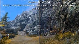 Skyrim Mod PS4: ASCID - A SKYRIM COVERED IN DIRT, LANDSCAPE TEXTURE OVERHAUL By BeVeryOfA