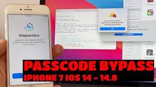 New Passcode / Disable Jailbreak iphone 7 iOS14 - 14.8 and iCloud Bypass with calls meid or GSM A10