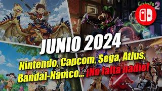 PRÓXIMOS juegos NINTENDO SWITCH JUNIO 2024. Lanzamientos SWITCH. Novedades Switch. Noticias Switch