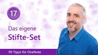 🟣 99 Tipps für OneNote 1️⃣7️⃣ Das eigene Stifte-Set | Malter365.de