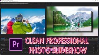 Clean Professional PHOTO SLIDESHOW tutorial in Adobe Premiere Pro in Hindi | C/O Tech