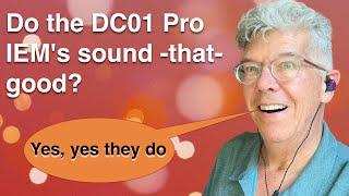 Review KeepHiFi DC01 Pro In Ear Monitor IEM earphones with great bass, clear mid & high frequencies