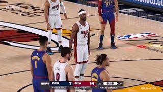 NBA 2K23 Finals Mode | Heat vs Nuggets Game 5 | Ultra Realistic Simulation