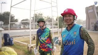 Salman Butt guiding the next generation of cricket stars at the Ghani Institute of Cricket.