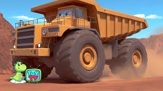 Truck wheels engine and light song + More Nursery Rhymes & Kids Songs -Toy tv