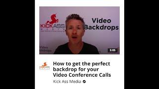 How to get the perfect backdrop for your Video Conference Calls