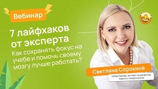 Как сохранять фокус на учебе и помочь своему мозгу лучше работать? 7 лайфхаков от эксперта