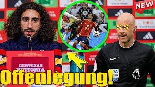 vor 15 Minuten! Marc Cucurellas überraschende Enthüllung! Anthony Taylor ist der FiFa-Fixer!