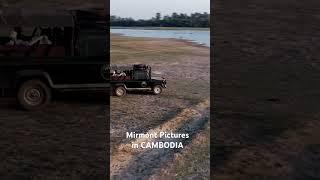 BTS aerial video of Mirmont Pictures crew driving through Cambodian back country.