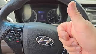 HYUNDAI SONATA LF HOW OT RESET ENGINE OIL CHANGE SERVICE MAINTENANCE LIGHT REMINDER GUIDE PROCEDURE