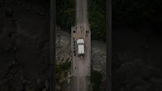 FJ Cruiser crosses sketchy broken bridge #offroad #travel #adventure