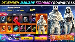 Next January & February Booyah Pass | Free Fire New Event | Next Booyah Pass Free Fire