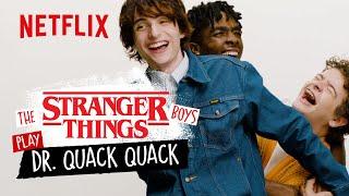 The Stranger Things Boys Play Dr. Quack Quack | Stranger Things | Netflix Philippines