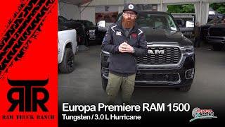 Europa Premiere | neuer RAM 1500 MJ 2025 | TUNGSTEN | 3.0 L Hurricane Twin Turbo | erste Einblicke