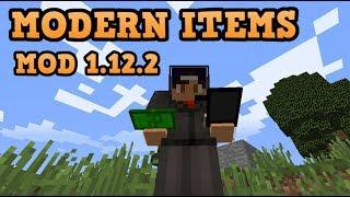 MODERN ITEMS MOD (1.12.2)! DINERO, CELULARES, HAMBURGUESAS Y MAS! Minecraft review en español 2018