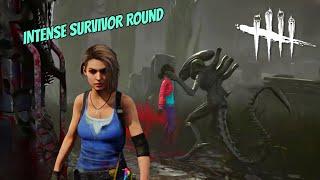 Dead By Daylight | The Alien Killer Intense Survival Round