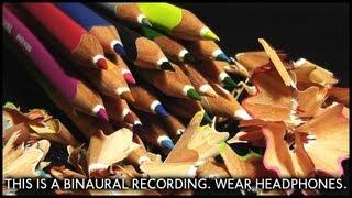 94. 3D Pencils (Binaural - Wear Headphones) - SOUNDsculptures (ASMR)