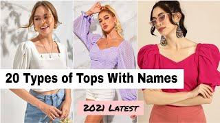 20 Different Types of Tops With Name 2021| Trending Tops For Girls Myntra Nykaa Tops Haul STYLE GRAM